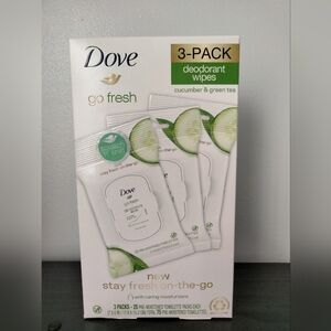 Dove Deodorant wipes -Rare-